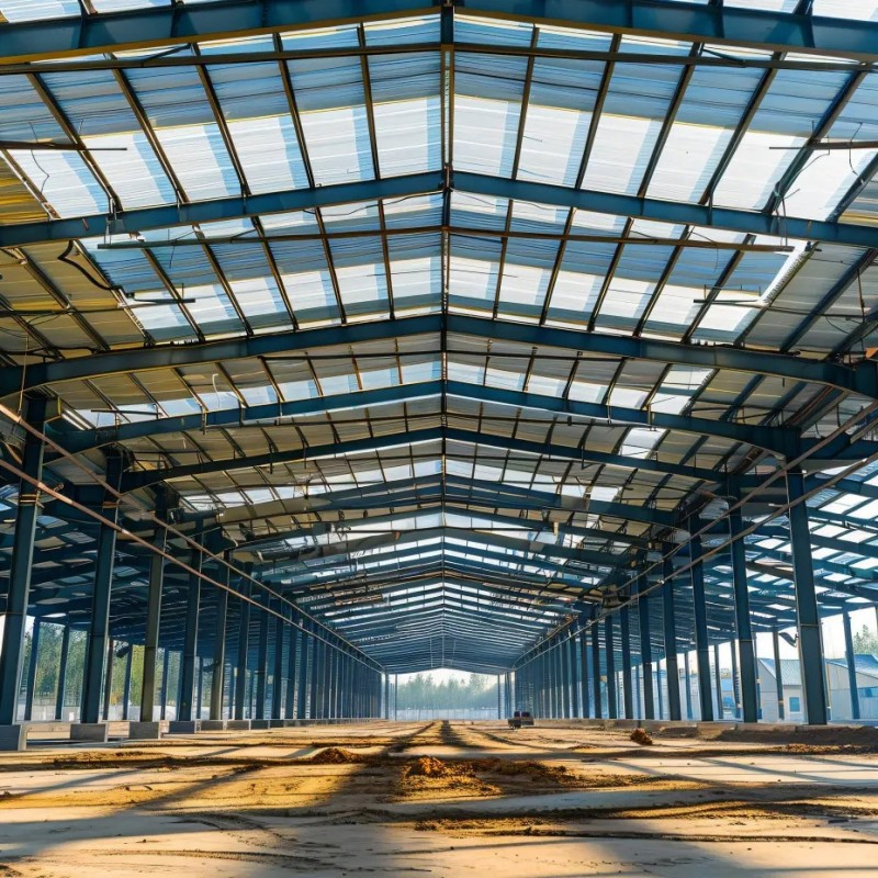 Steel Structure Factory OEM ODM Metal Market Building High-Strength Building, Hot-Selling Low-Cost Custom Prefabricated Steel Structure Materials Building Works