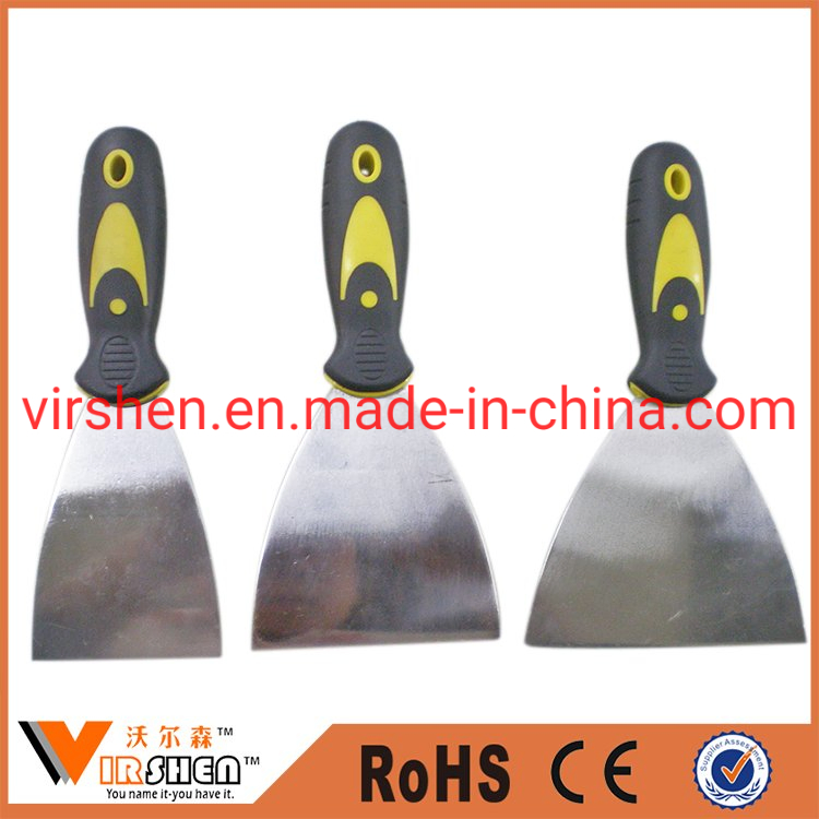 High-Quality Rubber-Plastic Handle Stainless Steel Plastering Trowel Factory Price