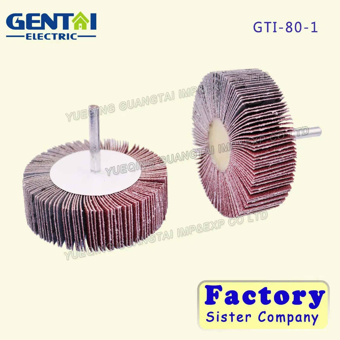 Лепестковый круг 80x25 мм, зерно 60, с валом для металла