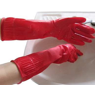 Latex cleaning Dish Washing Household Gloves