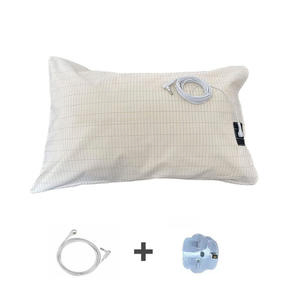 Sleep Revitalizer: Opulent 5% Silver Fiber-Embedded Cotton Grounding Pillowcase - Elevates Sleep Quality, Alleviates Aches & Pains