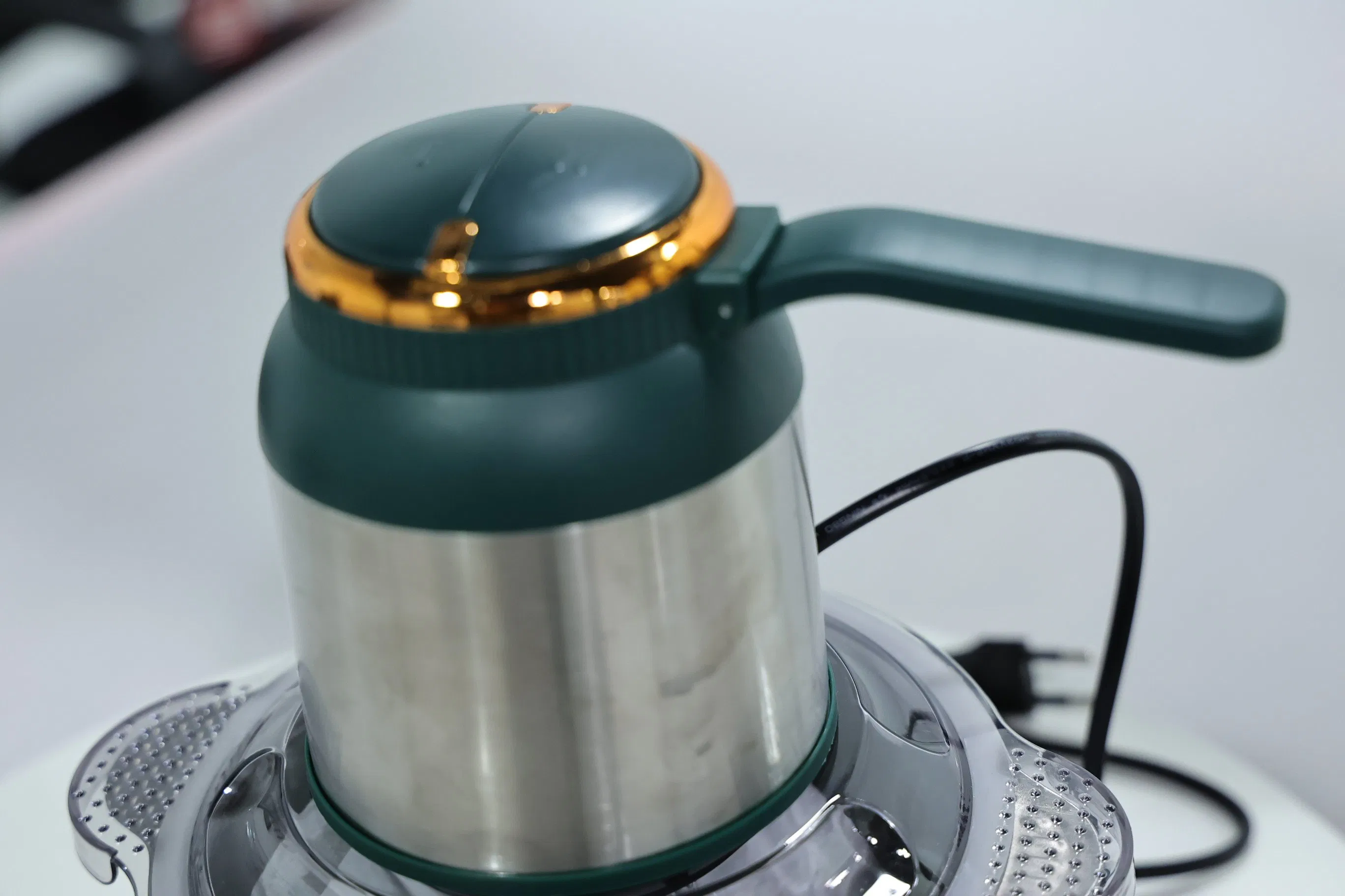 Multifunctional 2L Glass Bowl 2 Speeds Chopper, Vegetable Household Electric Food Processor Meat Grinder