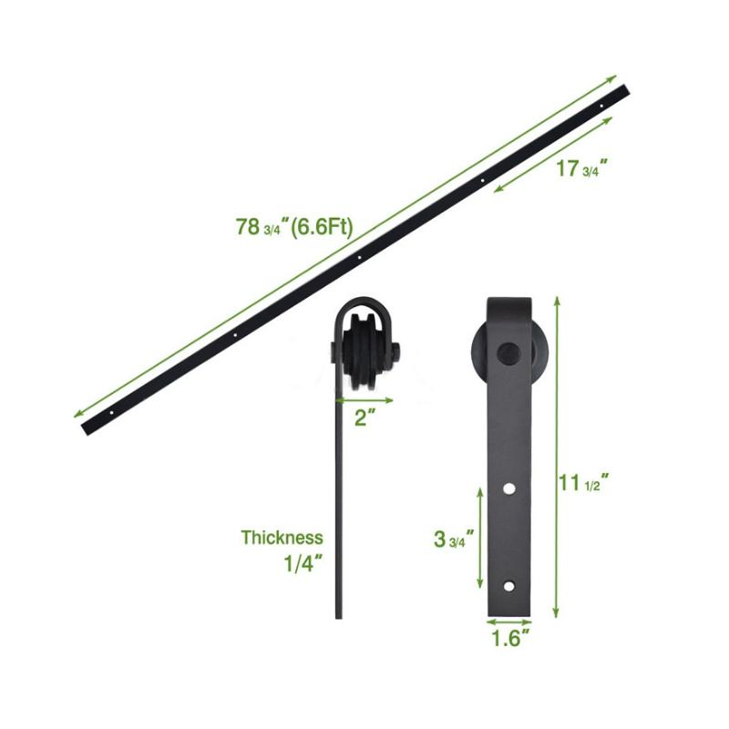 J Bypass Barn Door Hardware