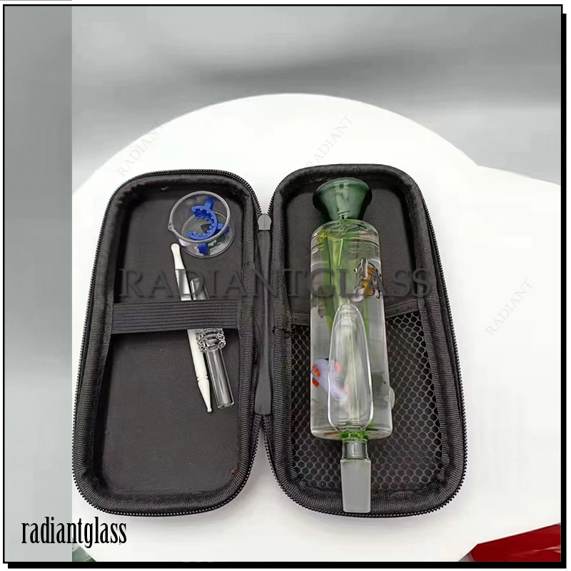 Oil Glycerin Smoking Pipes Coil Freezable Glass Water Pipes