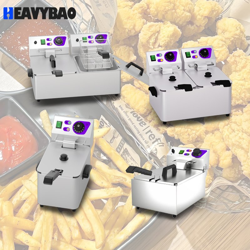 Heavybao Wholesale Commercial Hotel Restaurant Fast Food Kitchen Equipment Supplier Deep Fryer