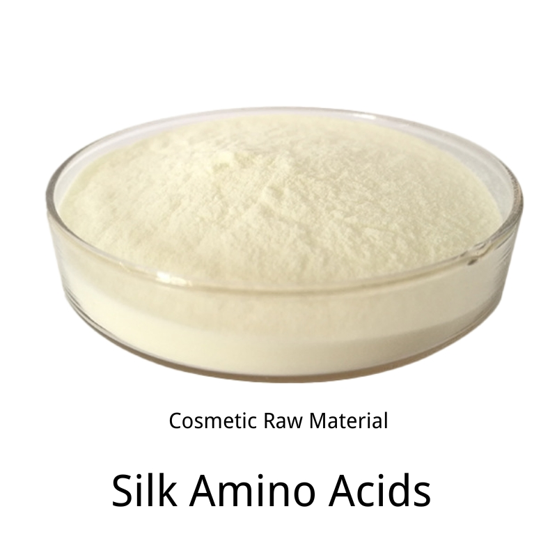 Hydrolyzed Silk Amino Acids 90% White Powder for Hair Care N14.5%