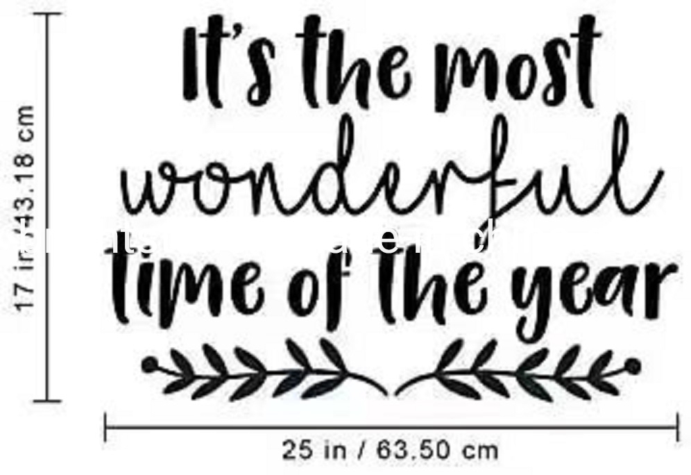 It's The Most Wonderful Time Wood Decor