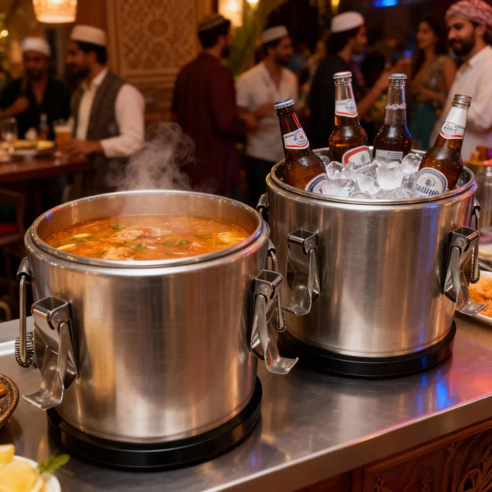 Heavybao Iran Lebanon Saudi Arabia Middle East Restaurant Kitchen Food Thermos Insulated Container Bucket