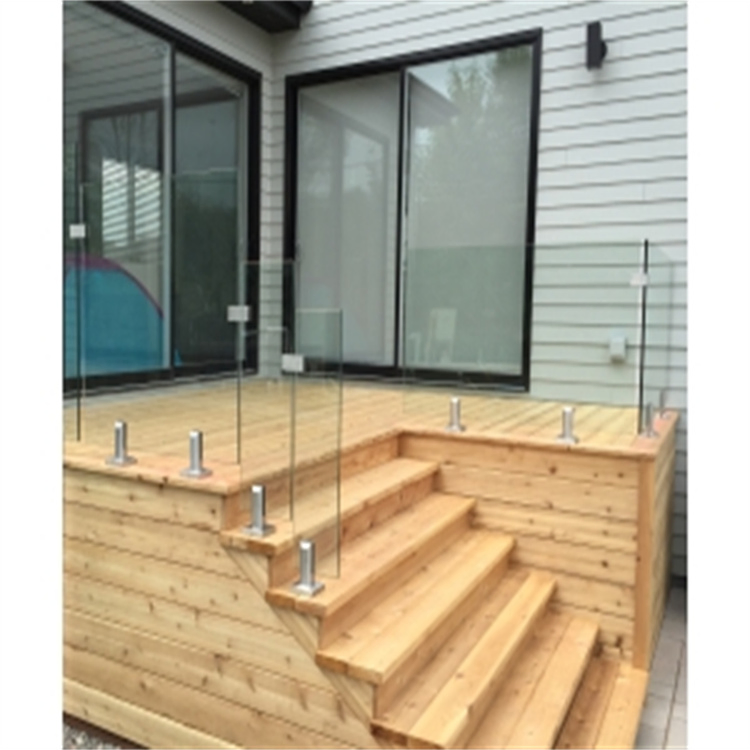 Cbmmart Modern Spigot Glass Fence Stainless Steel Swimming Pool Railing Handrail