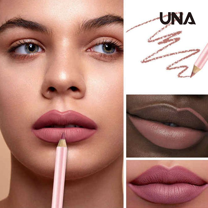 24 Colors Pink High Pigment Beauty and Personal Care Waterproof Long Lasting Wood Creamy Lip Liner Pencil Private Label