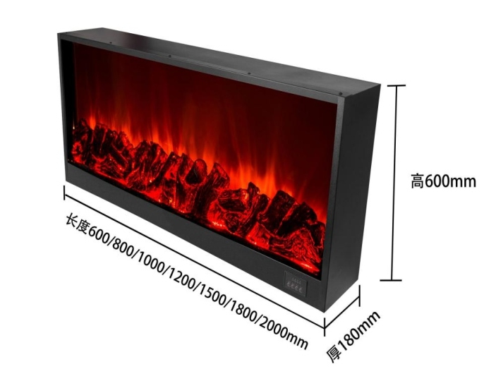 Cozy Electric Fireplace with Family Safety Features and Stylish Design