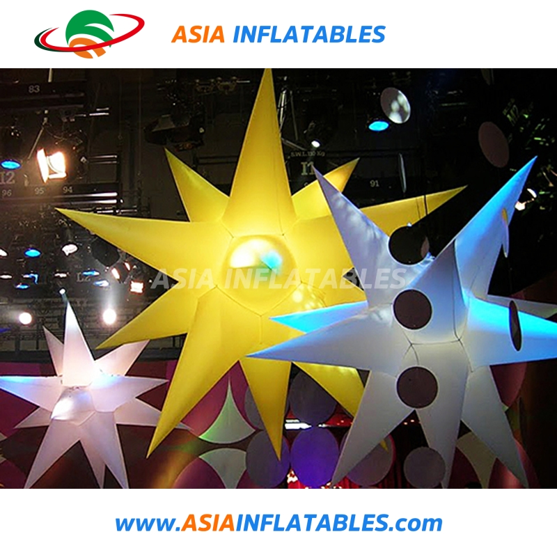 Inflatable Lighting Star/Inflatable LED Spiky Spheres Decoration