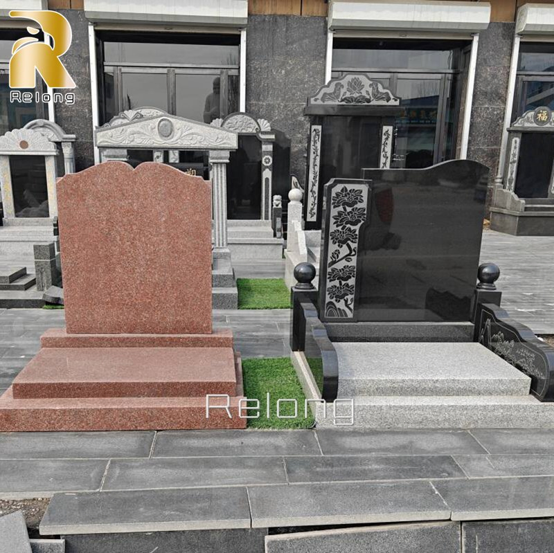 Wholesale Price Black Granite Marble Cemetery Tombstone