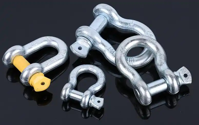 U. S. /JIS/European Standard Forged Galvanized/Zinc Alloy/Stainless Steel Dee/Bow Shackle for Marine Hardware/Floating/Buoy/Fishing Farm/Load/Hoisting
