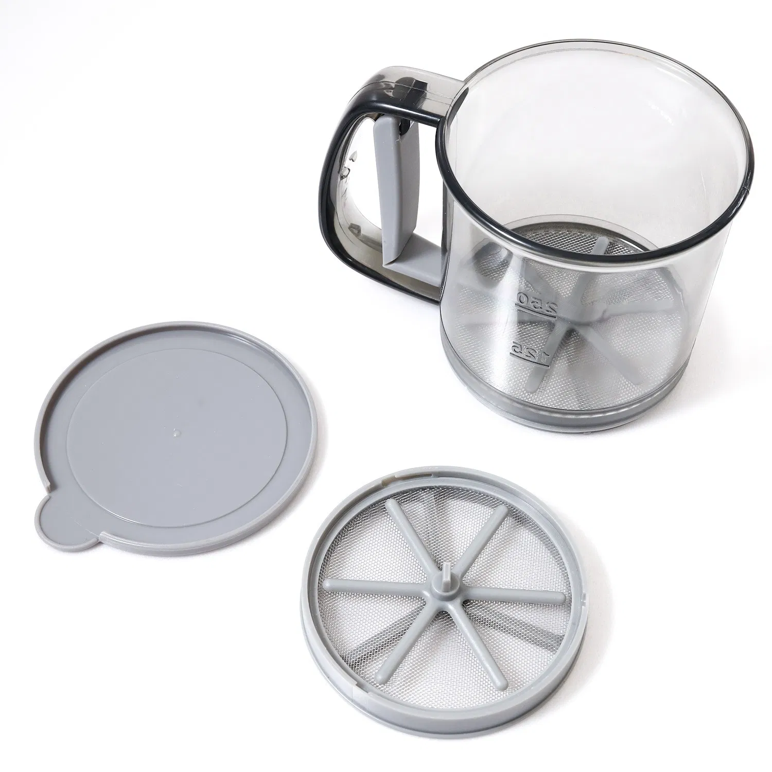 Food-Grade Stainless Steel Flour Sifter with Fine Mesh Easy to Hold Clean Ideal for Home Bakers Baking Cake Cookie Kitchen Dining Tool