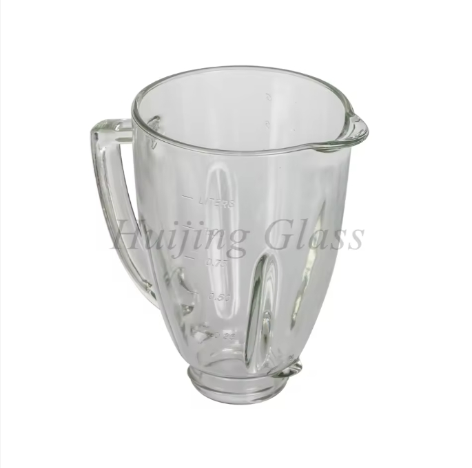 Food-Grade Thick Glass Blender Jug Compatible with Most Standard Blender Models