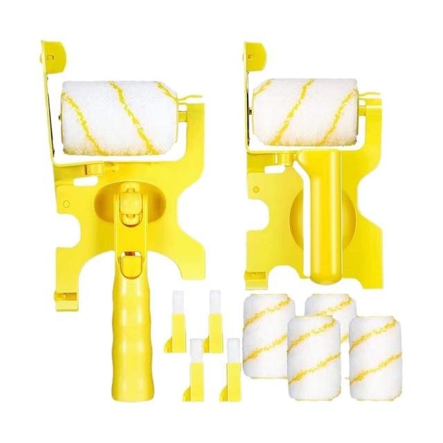 Combo Kit Indoor Outdoor Wall Ceiling Painting Extra Replacement Roller Cleaning