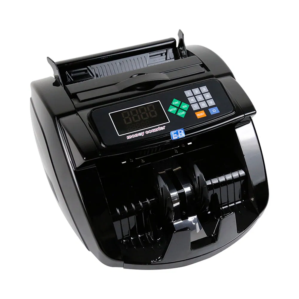 LD-6890 Money Counter With External LCD Display High Speed Denomination Detection for Office Retail Store Bank Use