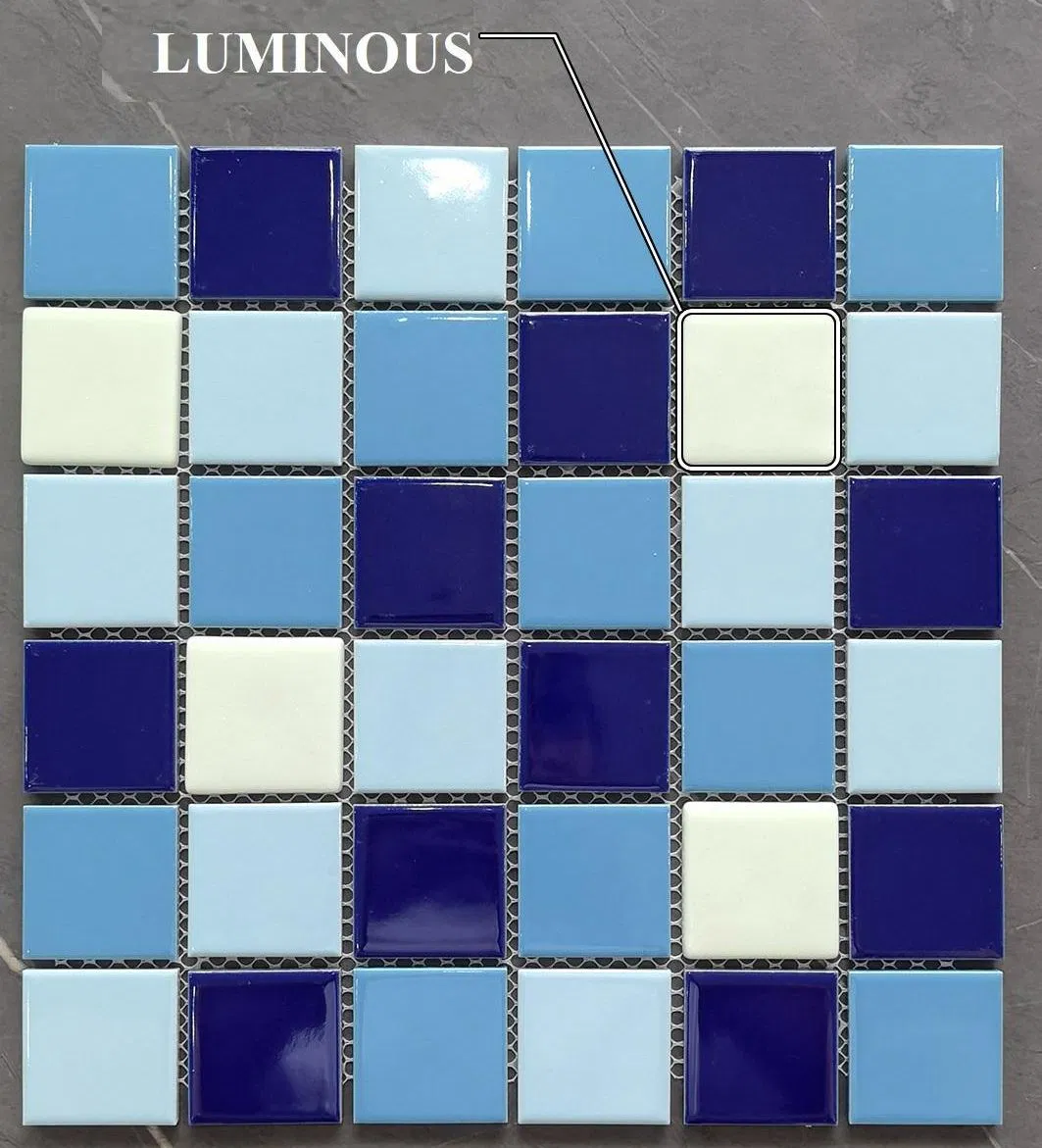 Светящаяся керамическая мозаика для бассейна