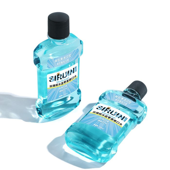 SJ Mint Mouthwash Oral Rinse Antiseptic Mouthrinse Free Formula Dental Care Product Oral Health Custom Organic Mouthwash