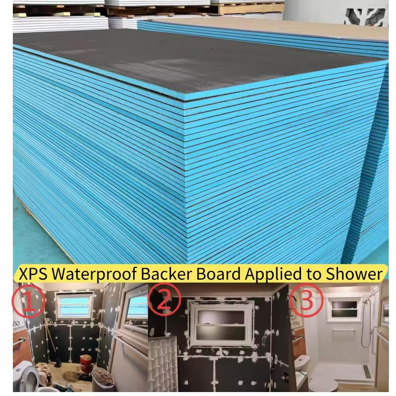 6mm 10mm 12mm 20mm XPS Tile Backer Boards Fiber Cement Board Extruded Polystyrene