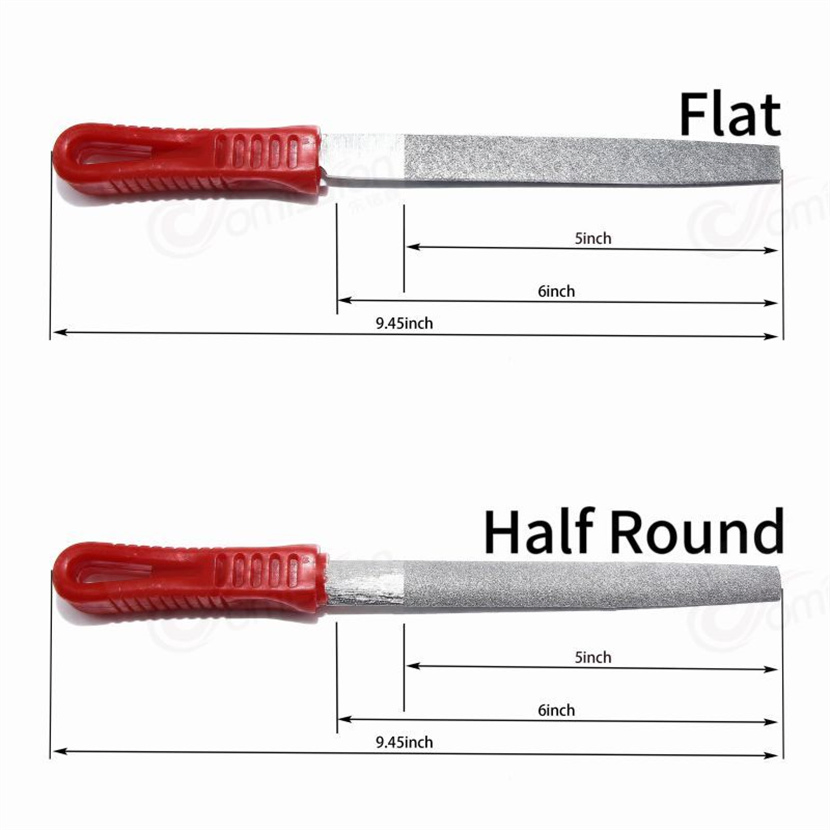 Heavy-Duty Diamond Files Set for Tungsten Workpieces Triangle Diamond Files