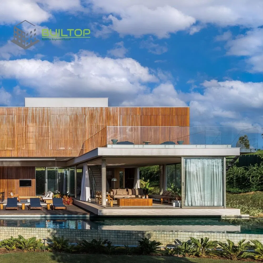 Hinge Door Competitive Price Double Glass Sliding Door with High Quality Lock