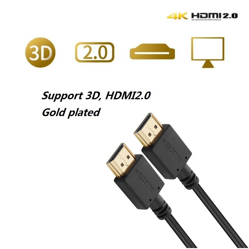 Ultra-Slim 1m HDMI Cable with Ethernet for Seamless Streaming
