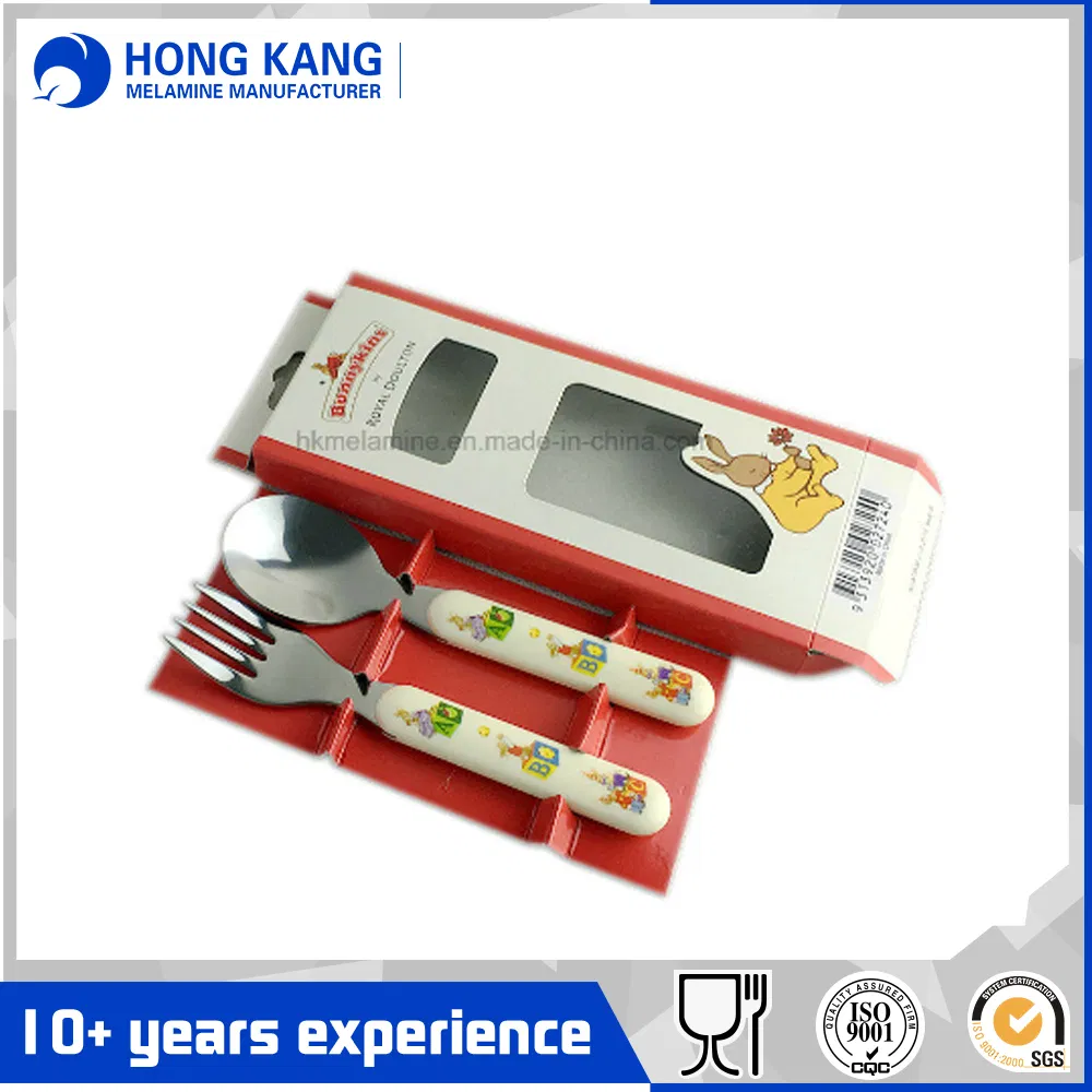 Stainless Steel Spoon with Plastic Handle