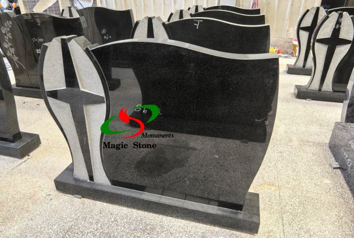 Lower Price Jesus Mary Statues Carved Natural Granite Stone Tombstones