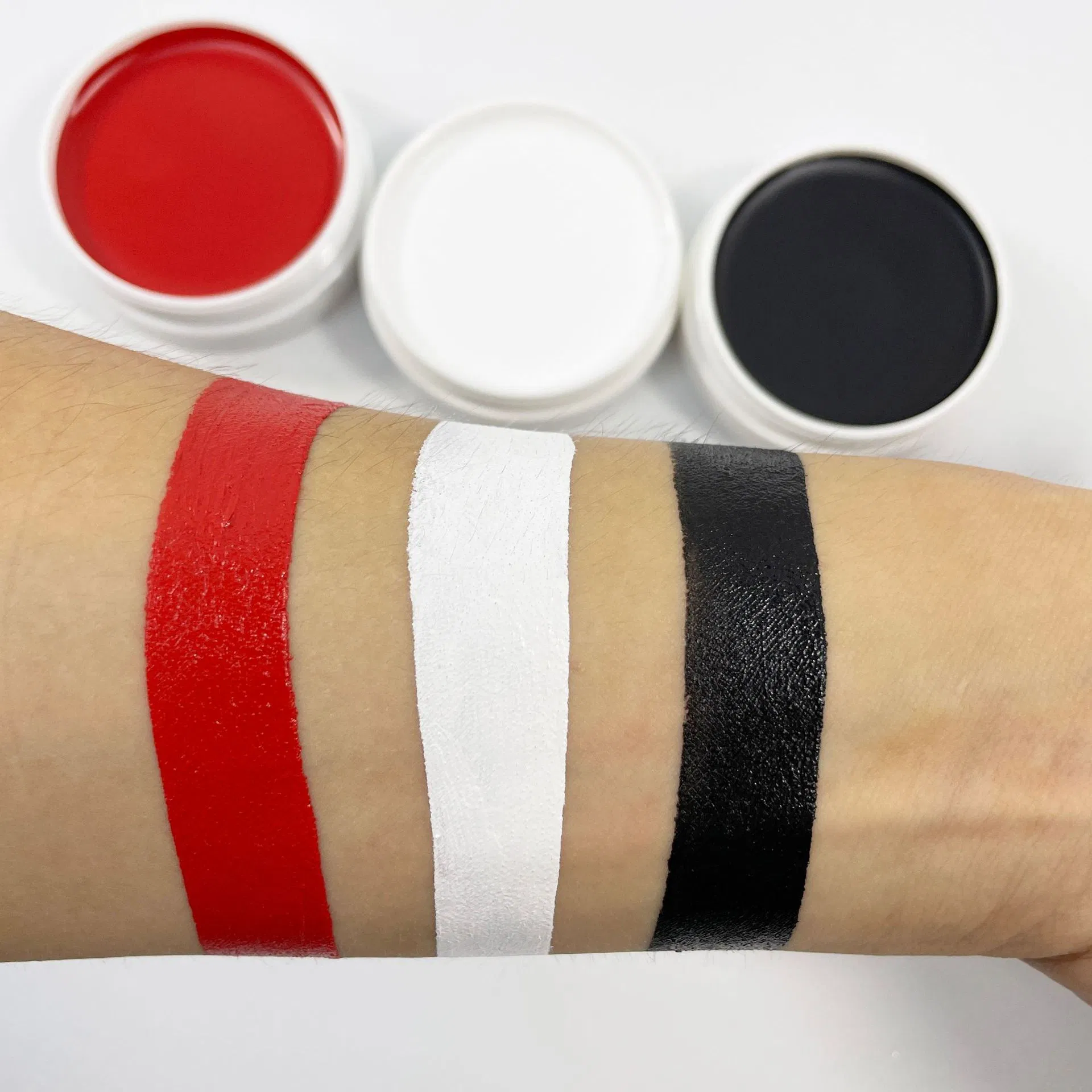 30g 50g 100g Black White Red Body Paint Cream Halloween Oil Christmas Face Painting