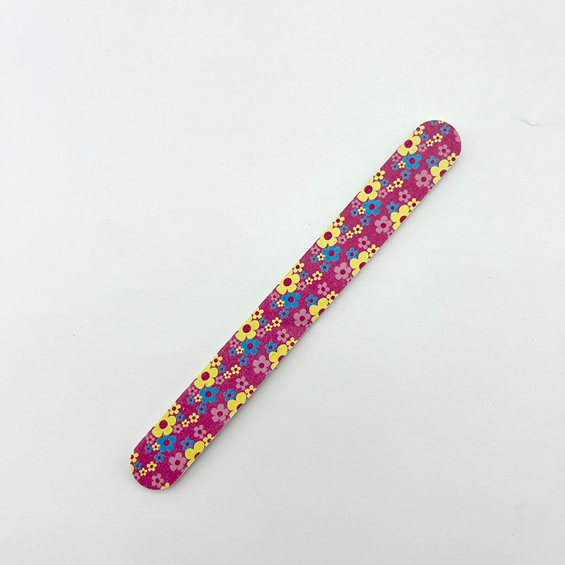 Customized Double Sided Designed Manicure Nail Care Tool Pattern EVA Nail File for Women