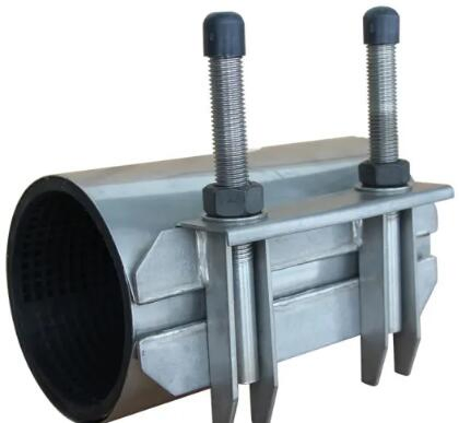 DIN BS Jrs DN200 Universal Stainless Steel Single Band Repair Clamp