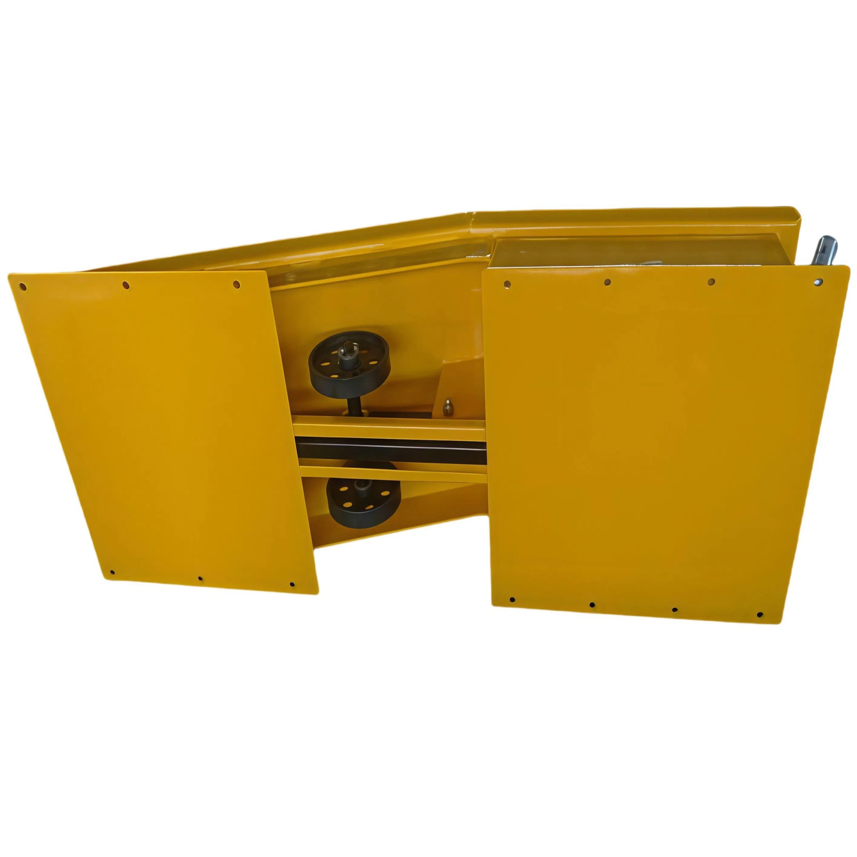 Тяжелые стальные сервисные трапы для грузовиков с выдвижными колесами