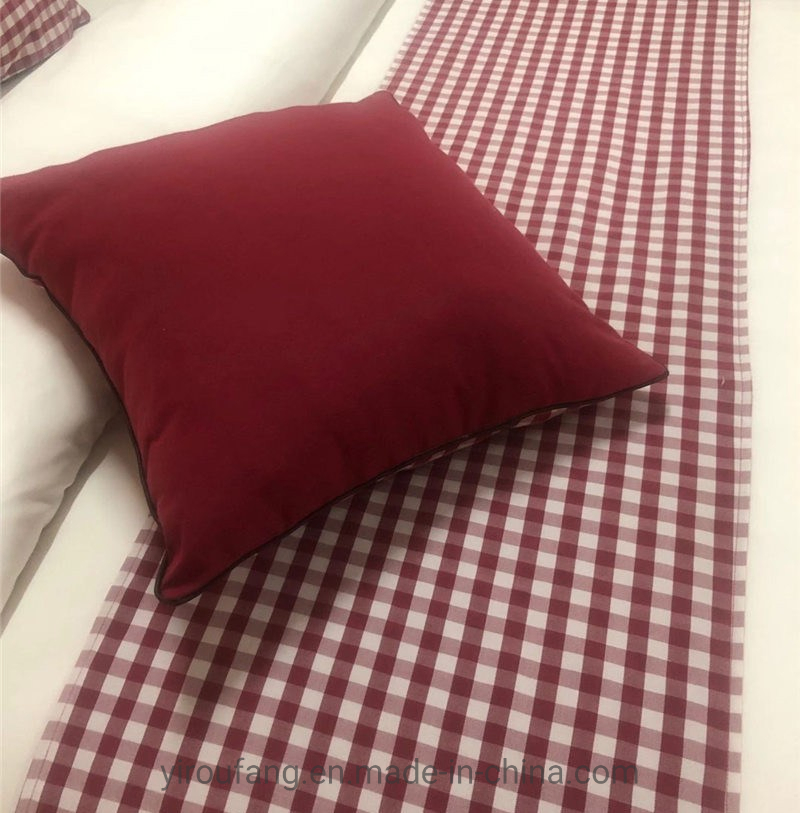 Luxury Bedding Runner Cotton Decorative Bed End Scarf Hotel Bed Runner