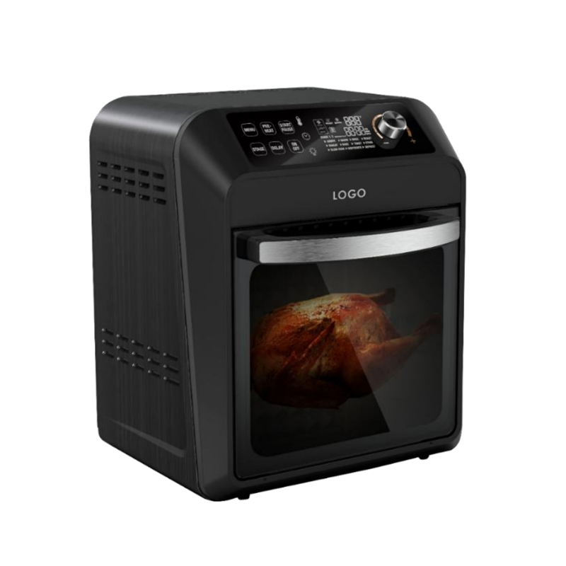 Kitchenware Family Size Air Fryer Oven1600W High Power with Rotisserie Spit & Double-Layer Window Electric Oven
