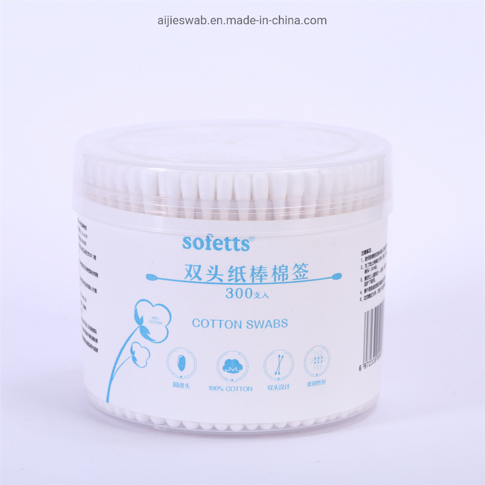 Двусторонние ватные палочки Bebe Paper для ухода и макияжа
