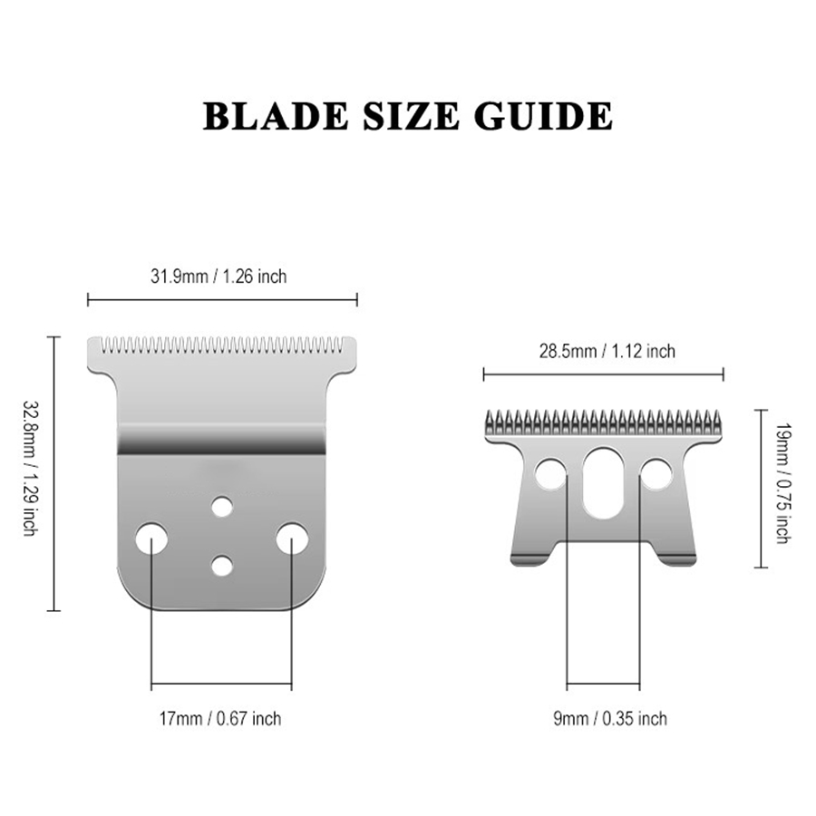 Trimmer Replacement T Blade for Andis Slimline PRO Li D7/D8 Hair Clipper Trimmer