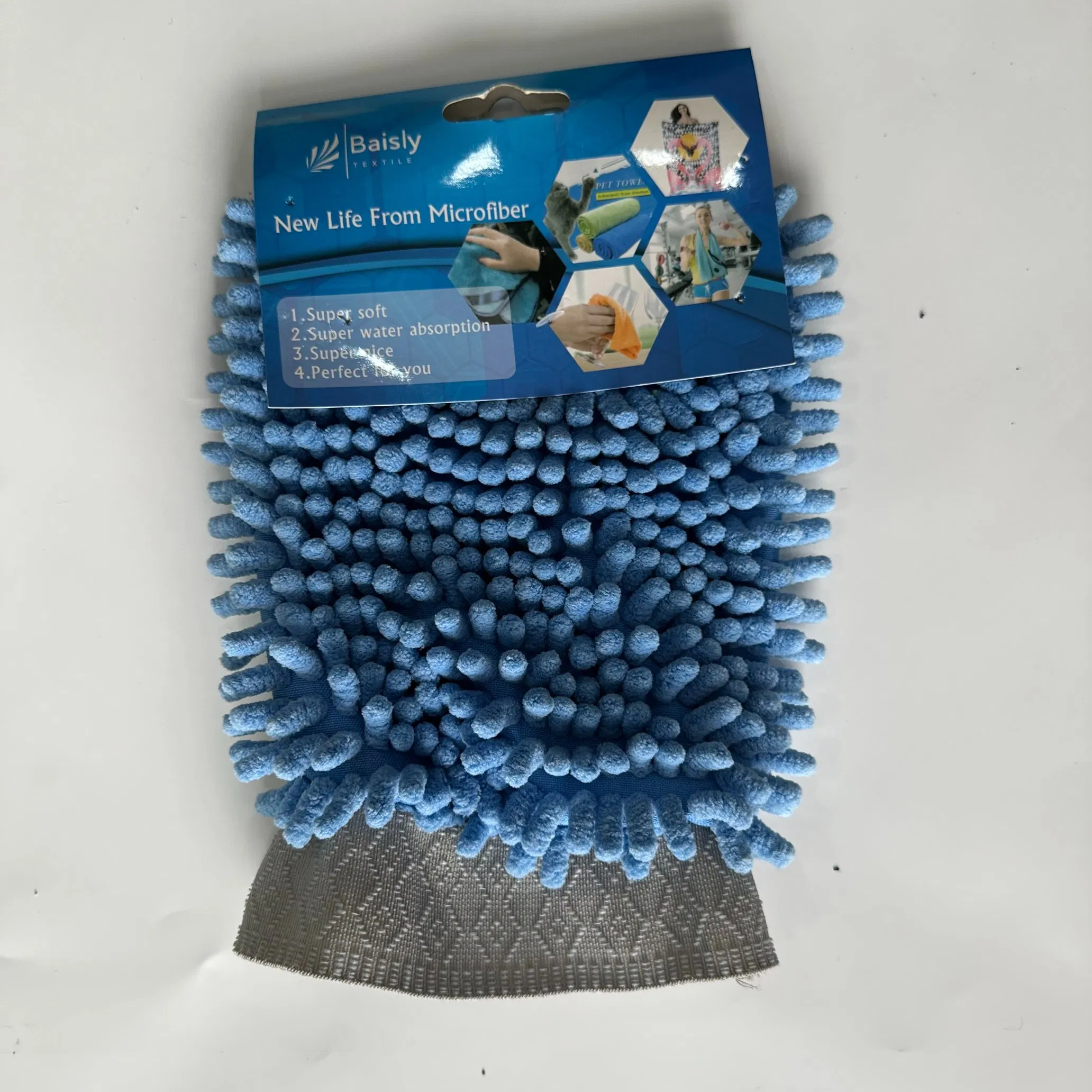 Automotive Super Soft Scratch Free Premium Microfiber Soft Chenille Car Wash Mitt