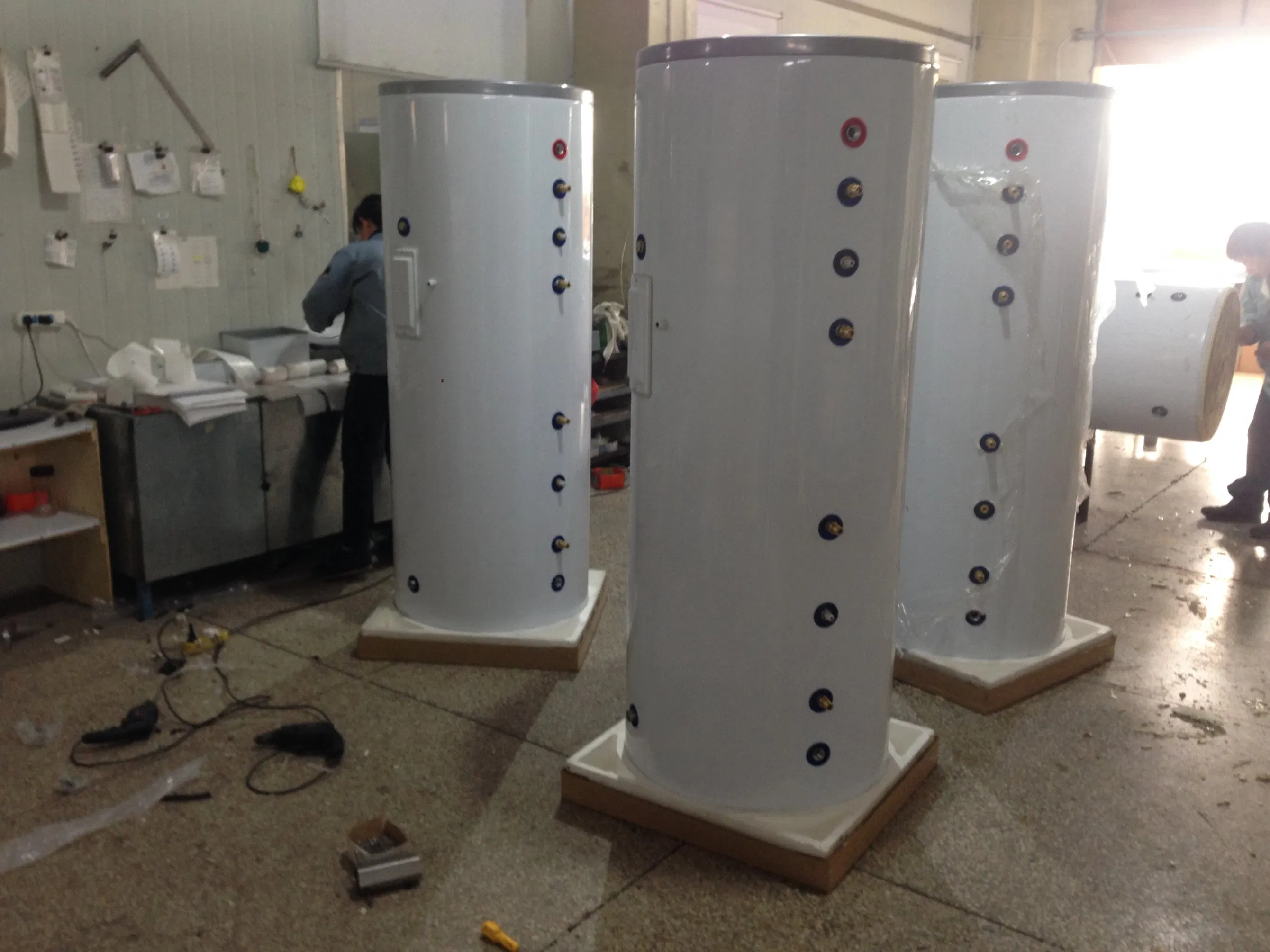 Solar Hot Water Tank with Electric Heating Element