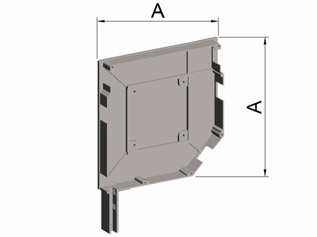 End Cap Aluminum Side Plate