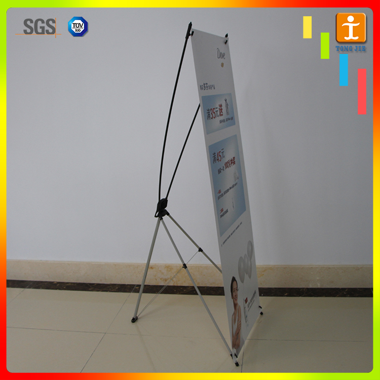 Advertising Campaign X Shape Banner, K Shaft Display Banner