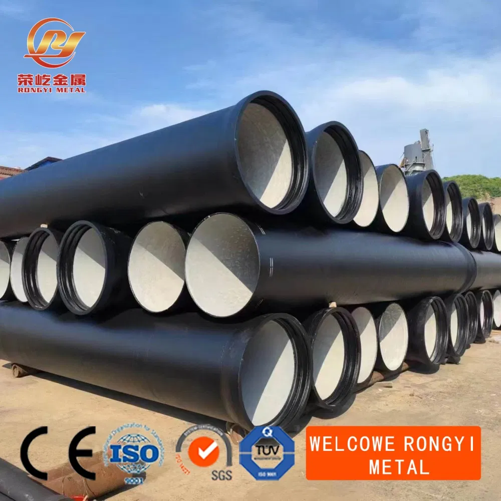 DN400 DN600 Ductile Iron Pipes for Underground Water Supply (5.7m-5.8m) DN80-400 Ductile Iron Pipes