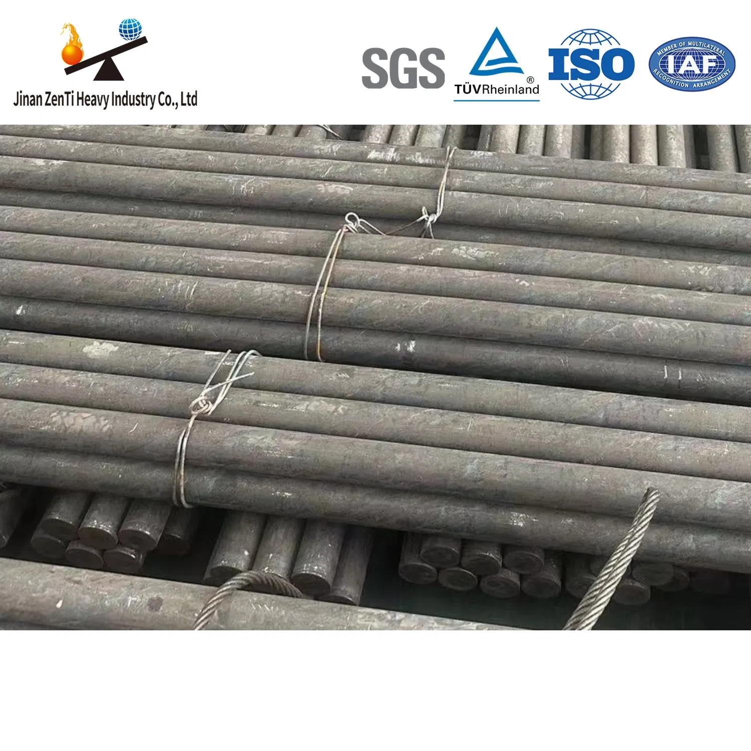 Стальные мелющие стержни 80-160 мм для стержневых мельниц