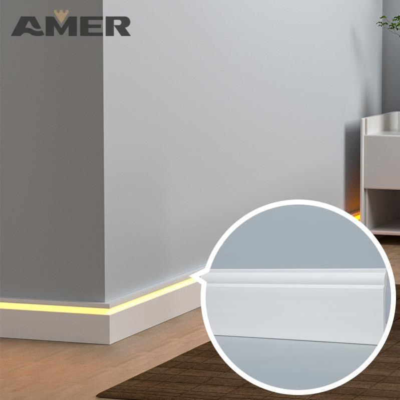 Quick Installation PS Skirting Board DIY Friendly Baseboard