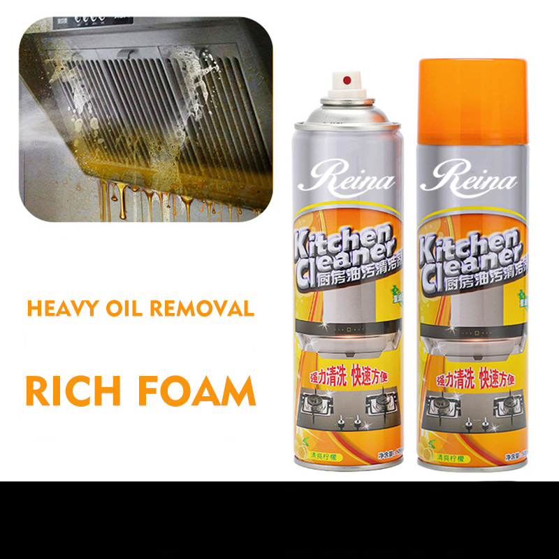 Kitchen Degreaser Foam Cleaner Removes Kitchen Grease Grime