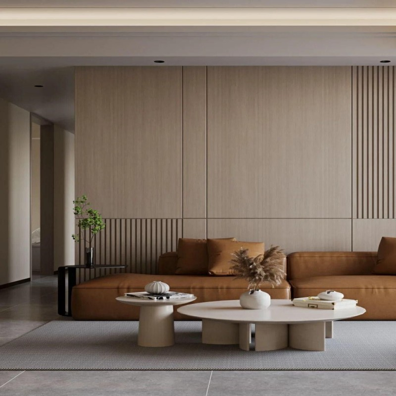 Wood Grain Decorative PVC Film for Furniture Edge Banding and Wall Panels