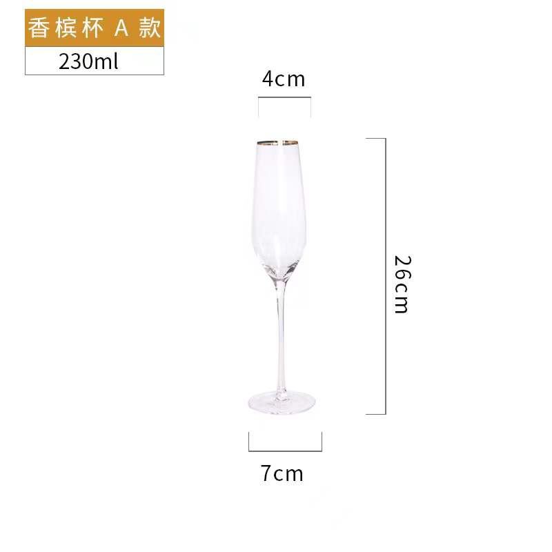 Custom Logo Goblet Glass Mini Luxury Crystal Glass Wine Cup Durable Long Stem Red Wine Glass