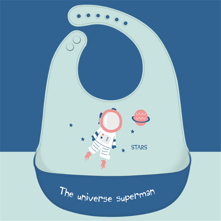 Wholesale Waterproof Wearable Soft Silicone Baby Bib