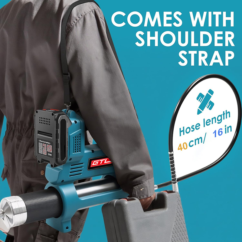 Electric Grease Gun Rechargeable Brushless Motor Machine (CSG003)